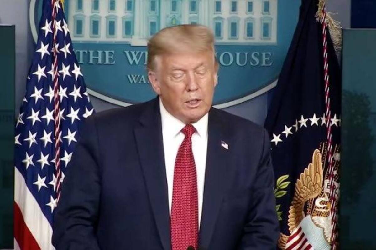 Trump abandona repentinamente rueda de prensa sobre Covid-19 por amenaza de tiroteo