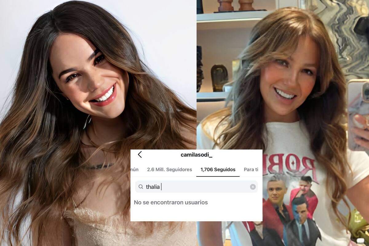 Camila Sodi deja de seguir a Thalía y surgen rumores de distanciamiento