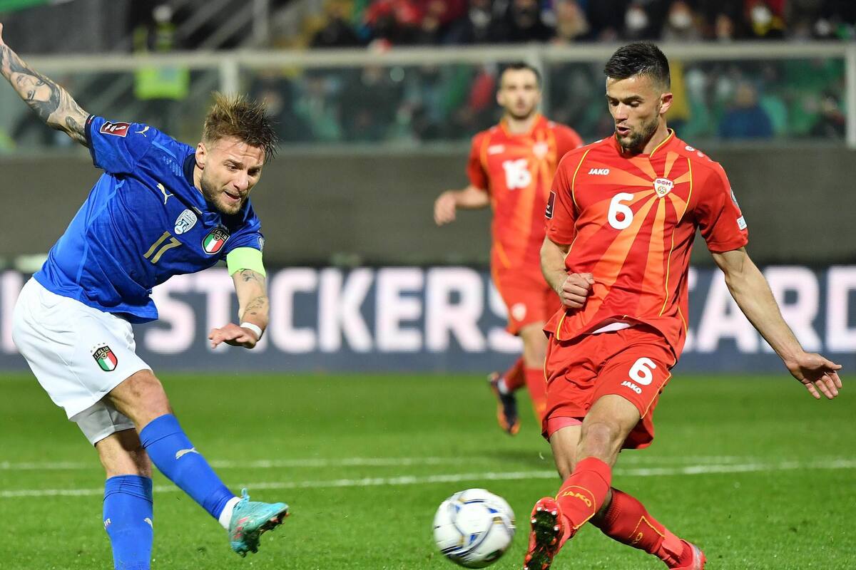 Macedonia gana de último minuto y elimina a Italia del repechaje para Mundial Qatar 2022