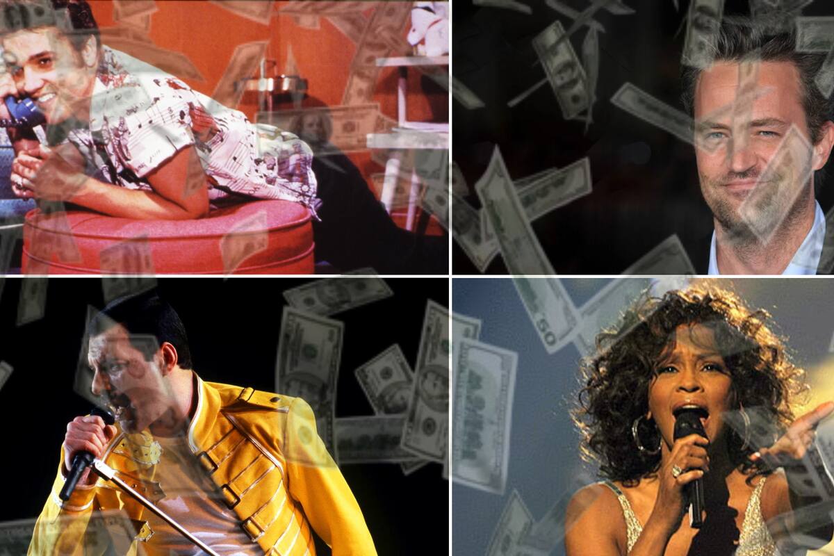 Estas son las celebridades fallecidas siguen generando millones de dólares