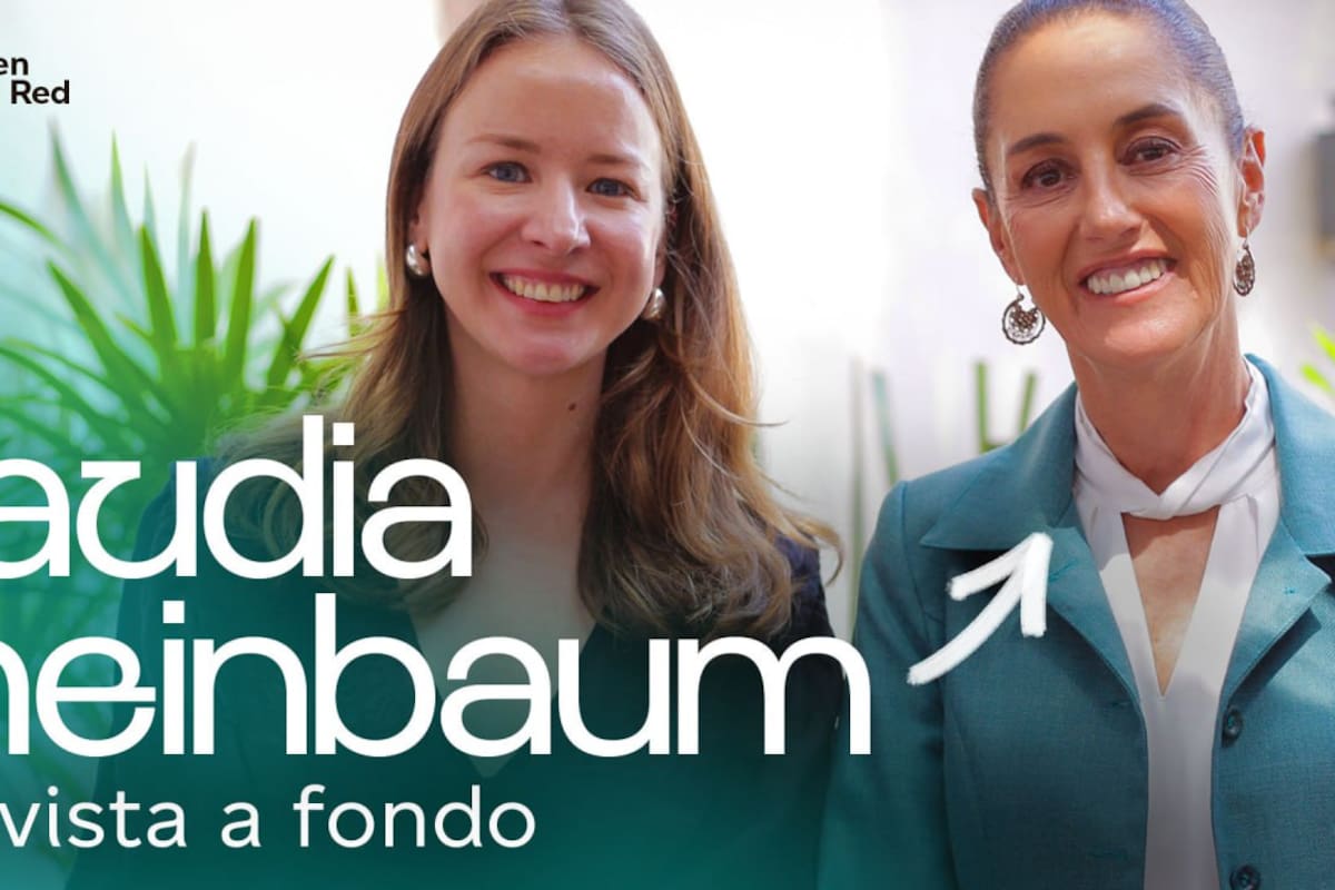Claudia Sheinbaum fue entrevistada por Inna Afinogenova