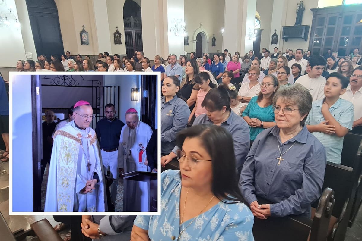 Nuncio Apostólico Spiteri recuerda el legado de San Juan Crisóstomo, durante su visita a Hermosillo