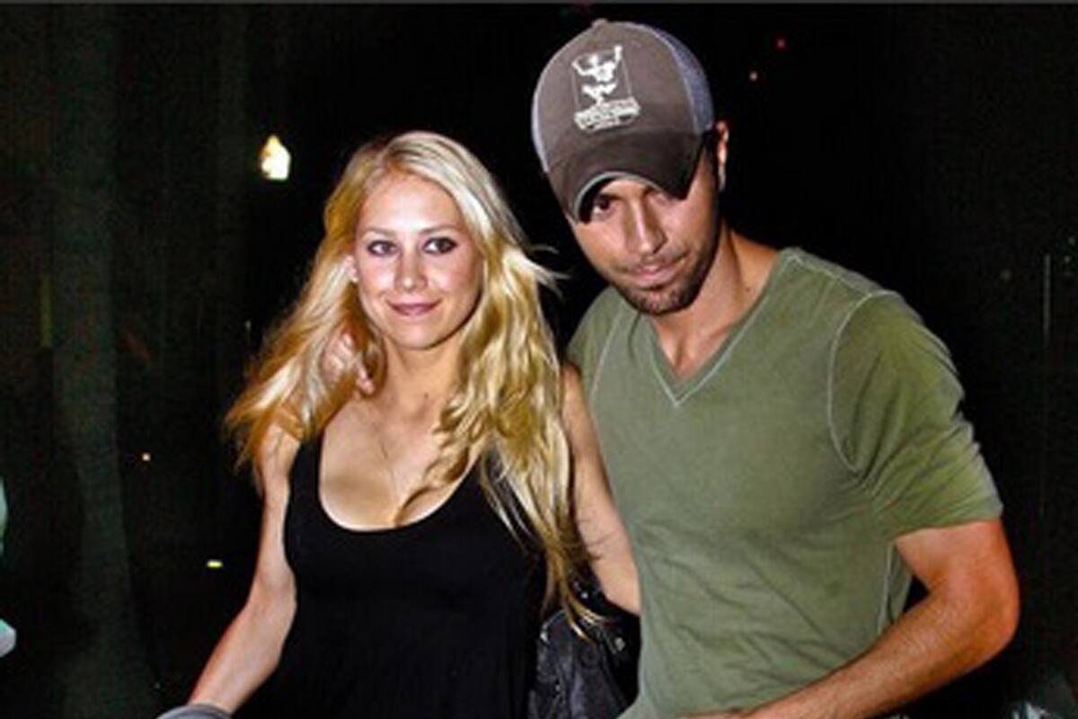 ¡Enrique Iglesias ya se casó con Anna Kournikova!: Julio Iglesias Jr.