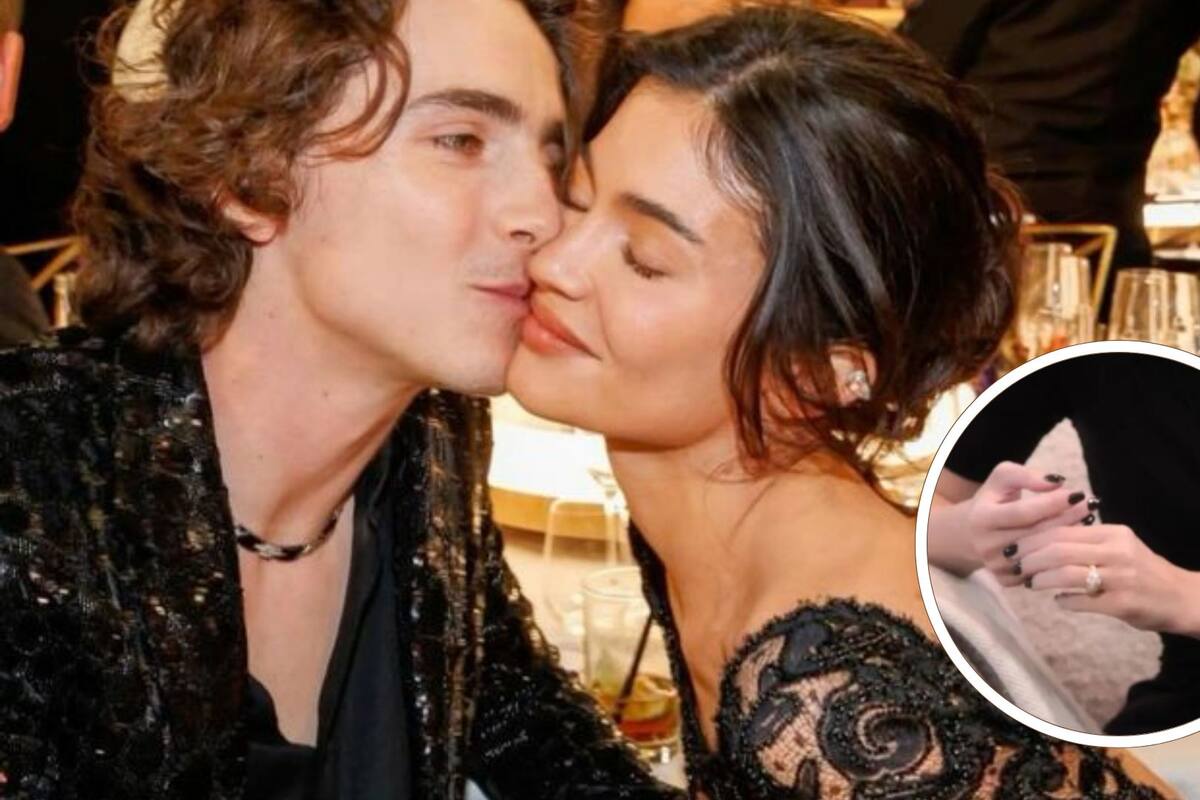 ¿Compromiso entre Kylie Jenner y Timothée Chalamet? Fans especulan tras la aparición de un misterioso anillo