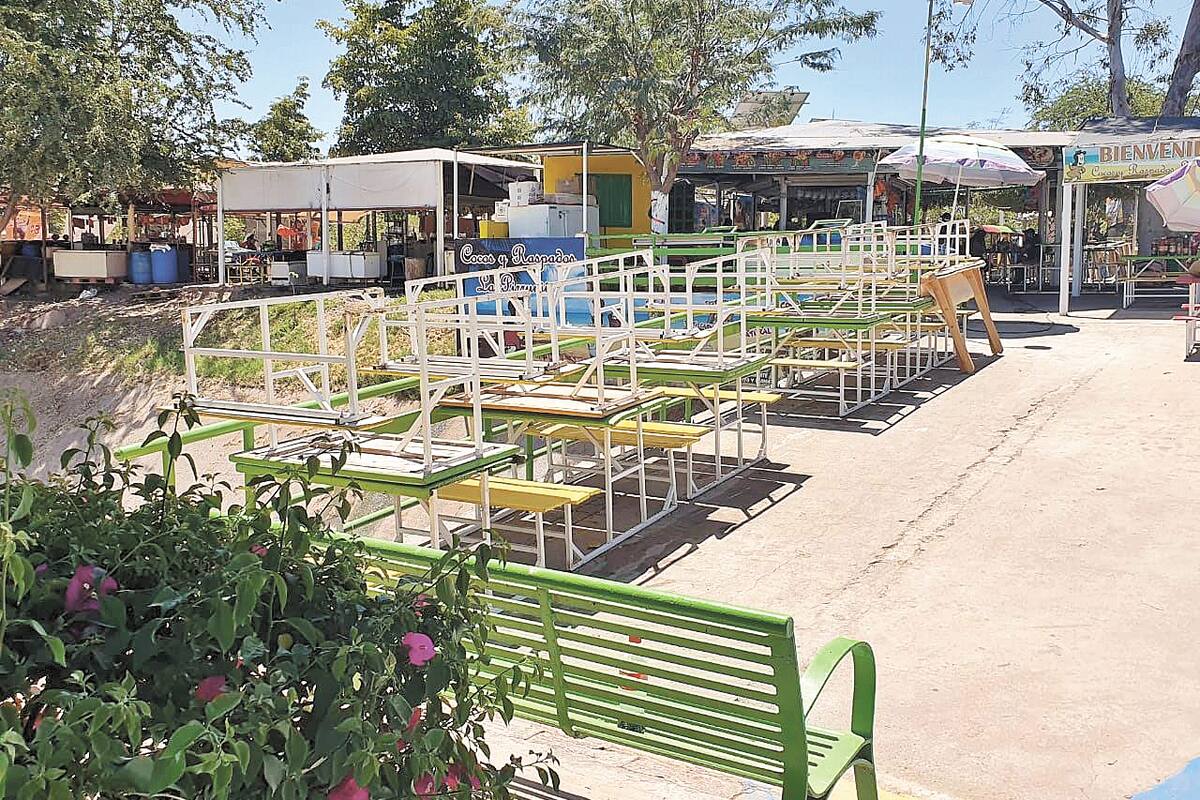 Cierran los comercios de la Laguna del Náinari