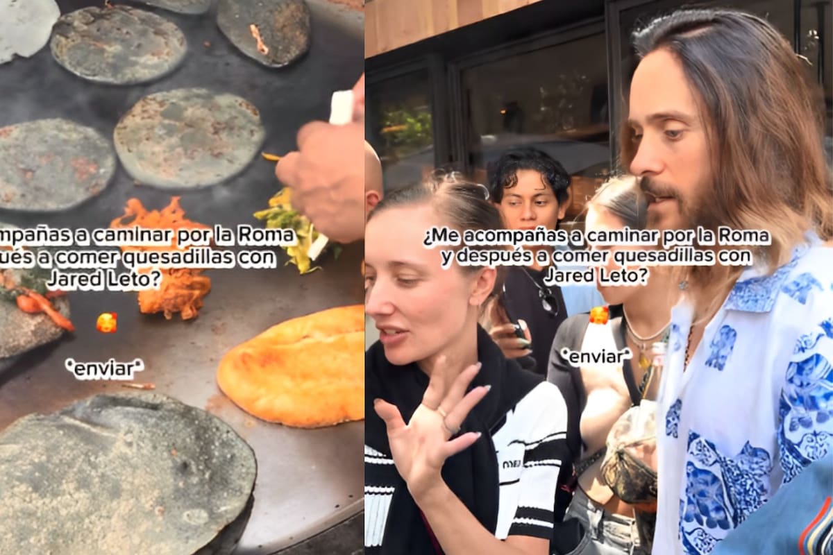 Se viraliza video de Jared Leto comprando quesadillas en la CDMX
