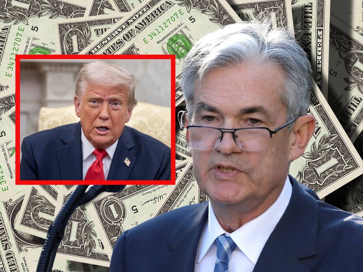 Trump arremete contra Jerome Powell y exige un recorte urgente de los tipos de interés de la Fed. | Crédito: REUTERS/EFE