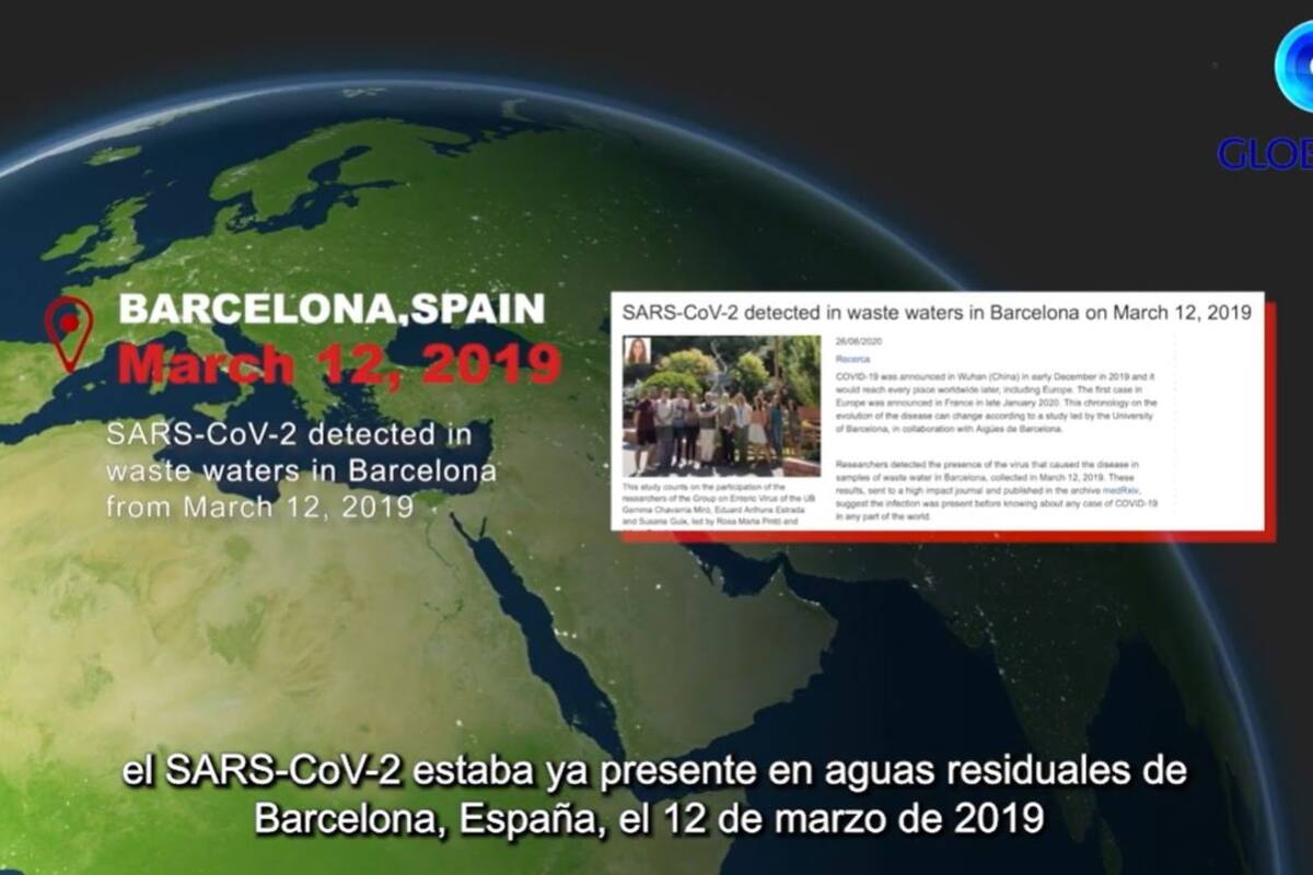 Presencia de Covid se había detectado en Barcelona, Italia y Brasil en 2019 antes que en China: Estudios