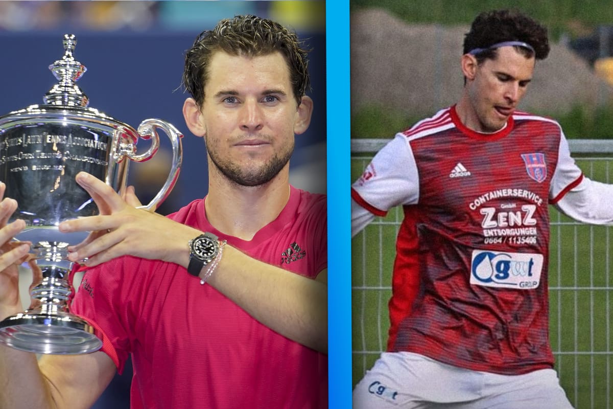 De ganar un Grand Slam, ha jugar futbol en la octava división de Austria: la historia de Dominic Thiem