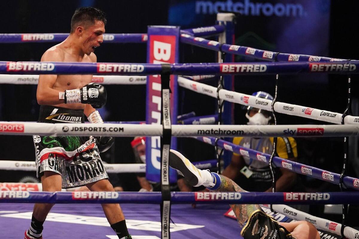 ¡HISTÓRICO! Mexicano 'Bronco' Lara vence por KO a Warrington contra todo pronóstico