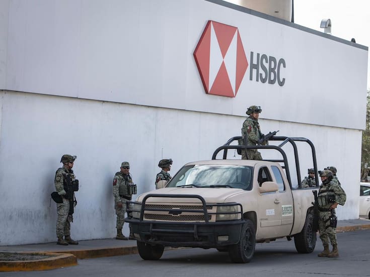 Asaltan sucursal de HSBC en el bulevar Casa Blanca