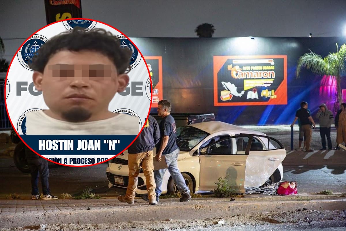 Vinculan a Hostin ‘’N’', responsable de huir de alcoholímetro en Tijuana; choque resultó en la muerte de su esposa