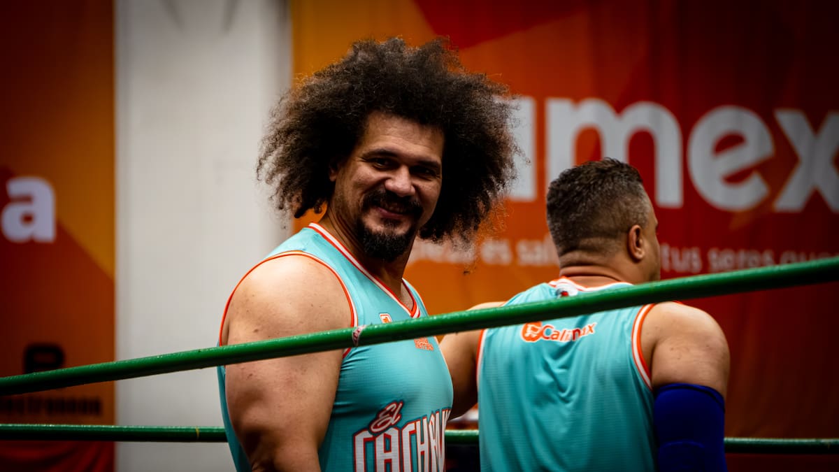 Carlito y RVD protagonizaron uno de los momentos más esperados de Titanmania III frente a los Nuevos Misioneros de La Muerte. Foto: Jesús Cota