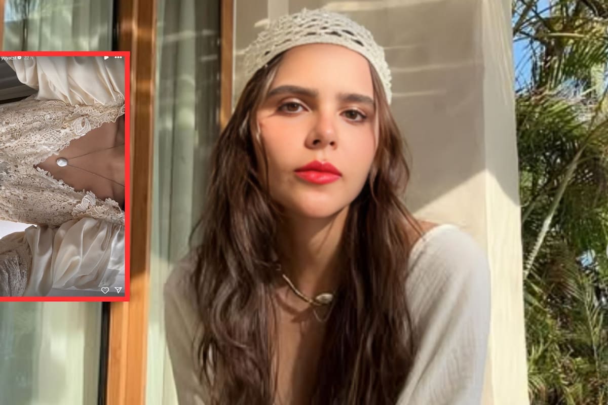 Yuya desata rumores de boda tras publicar foto de un supuesto vestido de novia