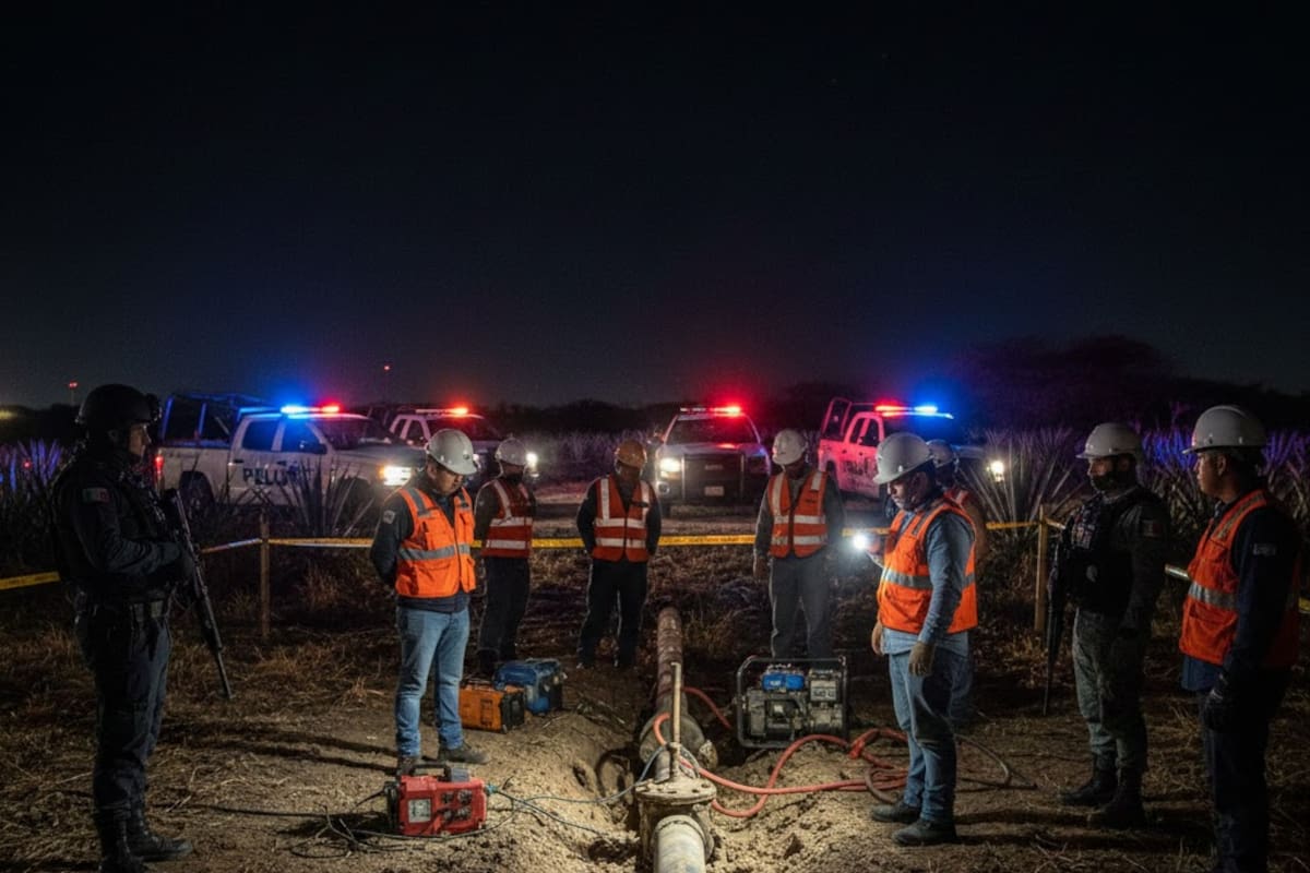 FGR refuerza combate al huachicol, inhabilitan 13 tomas clandestinas en Jalisco tras reportes de personal de Pemex