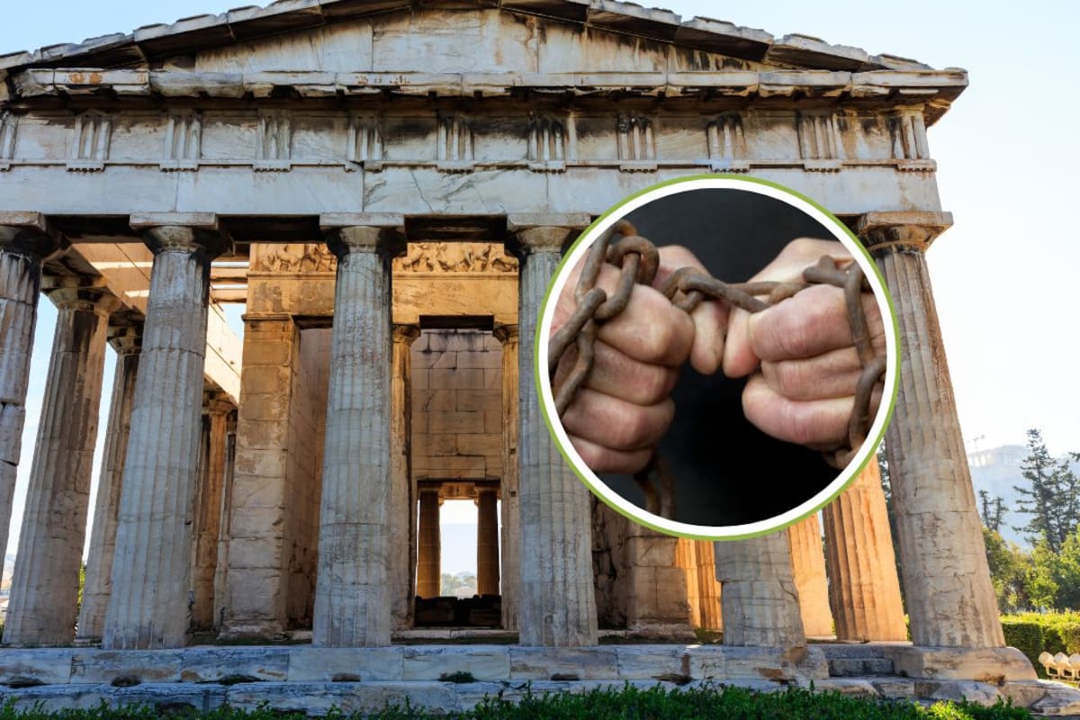 Un estudio de dientes revela que casi todos los hombres encadenados de Atenas crecieron cerca de la ciudad hace 2,600 años