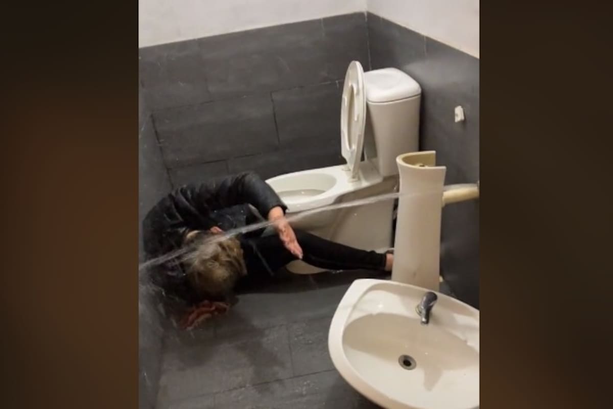 Viral: Fiesta termina mal; destruyen el baño de la casa