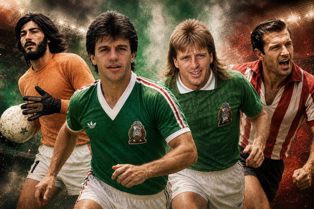 Así eran de jóvenes los técnicos mundialistas de la Selección Mexicana: desde Manuel Lapuente hasta Javier Aguirre