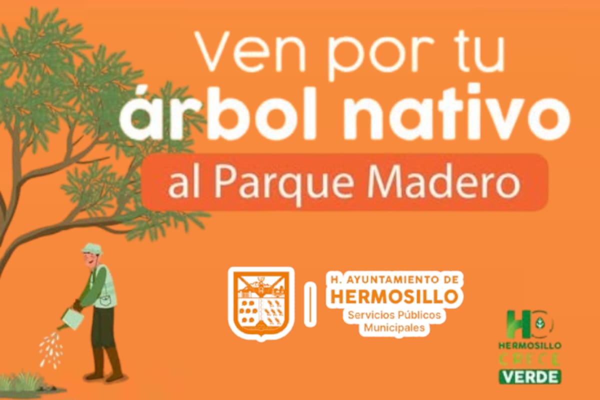 Hermosillo impulsa la reforestación con entrega de árboles nativos