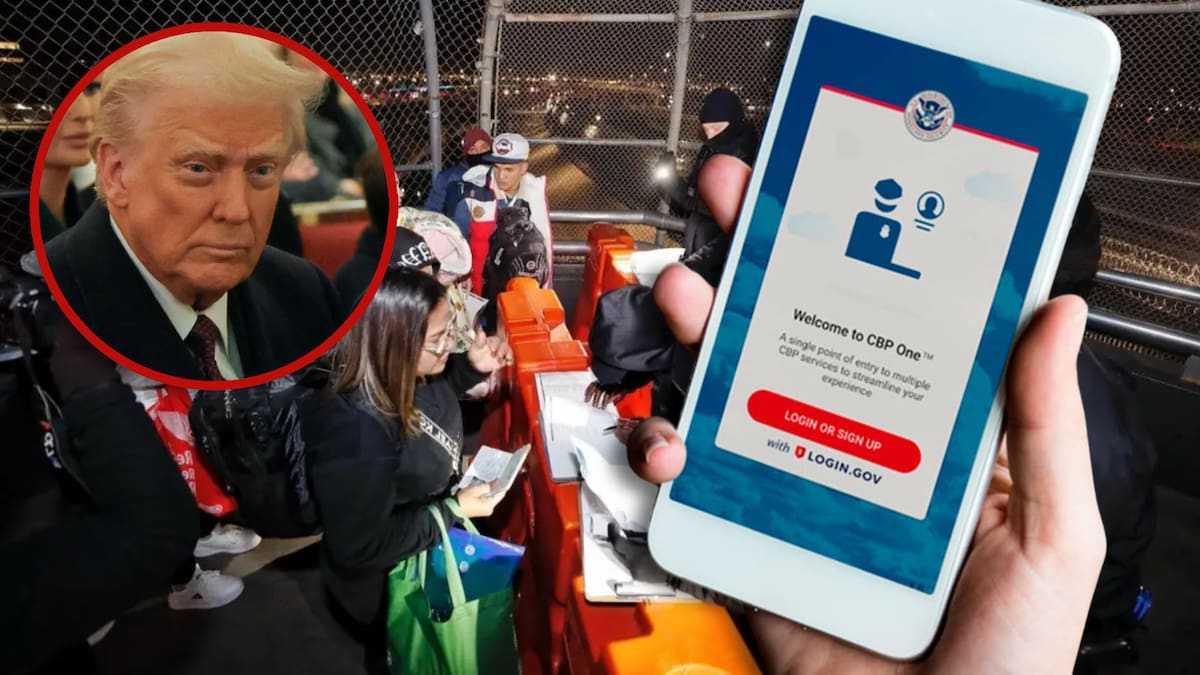 Trump ejecuta su promesa: fin de CBP One y nuevas medidas de seguridad fronteriza. FOTO: Especial