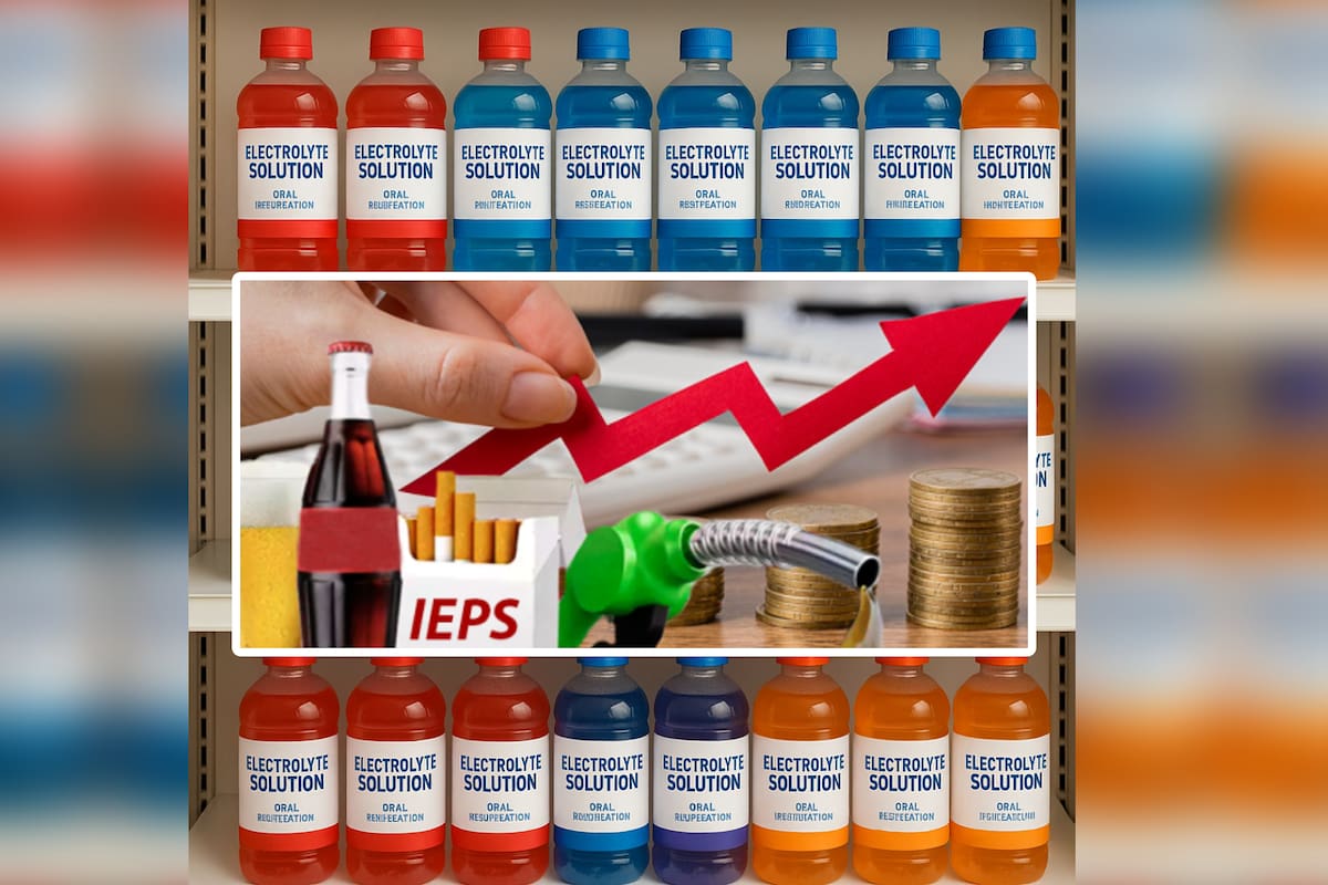 Avalan aumento al IEPS y por primera vez aplicará en sueros orales que no cumplan con fórmulas del OMS