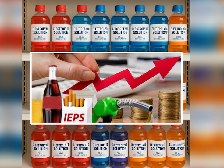 Avalan aumento al IEPS y por primera vez aplicará en sueros orales que no cumplan con fórmulas del OMS