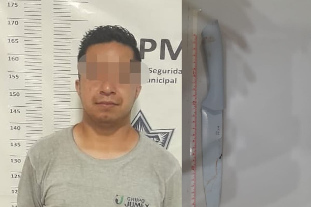 Llega armado y termina herido tras ponchar llantas en Ángeles de Puebla