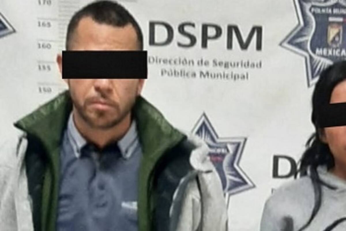 Pareja detenida por portar un arma de fuego en Insurgentes Este