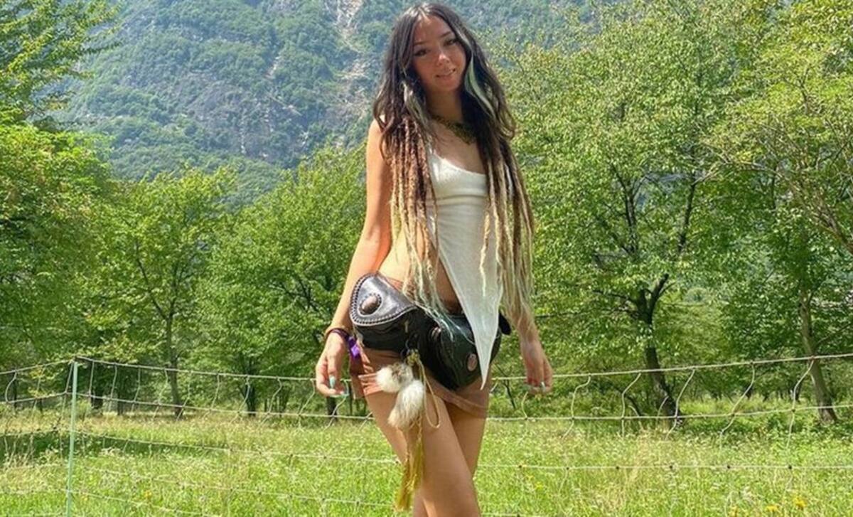 Shani Louk, alemana con quien Orión mantenía una relación también fue secuestrada por Hamás. | Especial