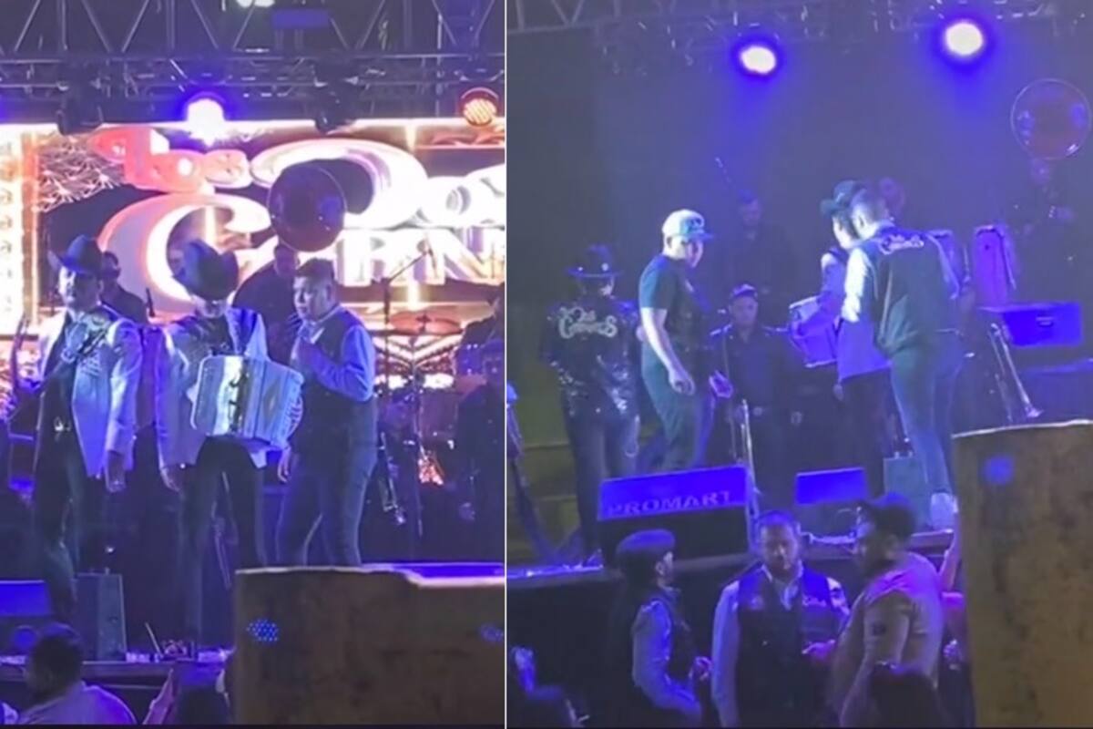 VIDEO: Los Dos Carnales enfrentan a un hombre armado del público en pleno concierto