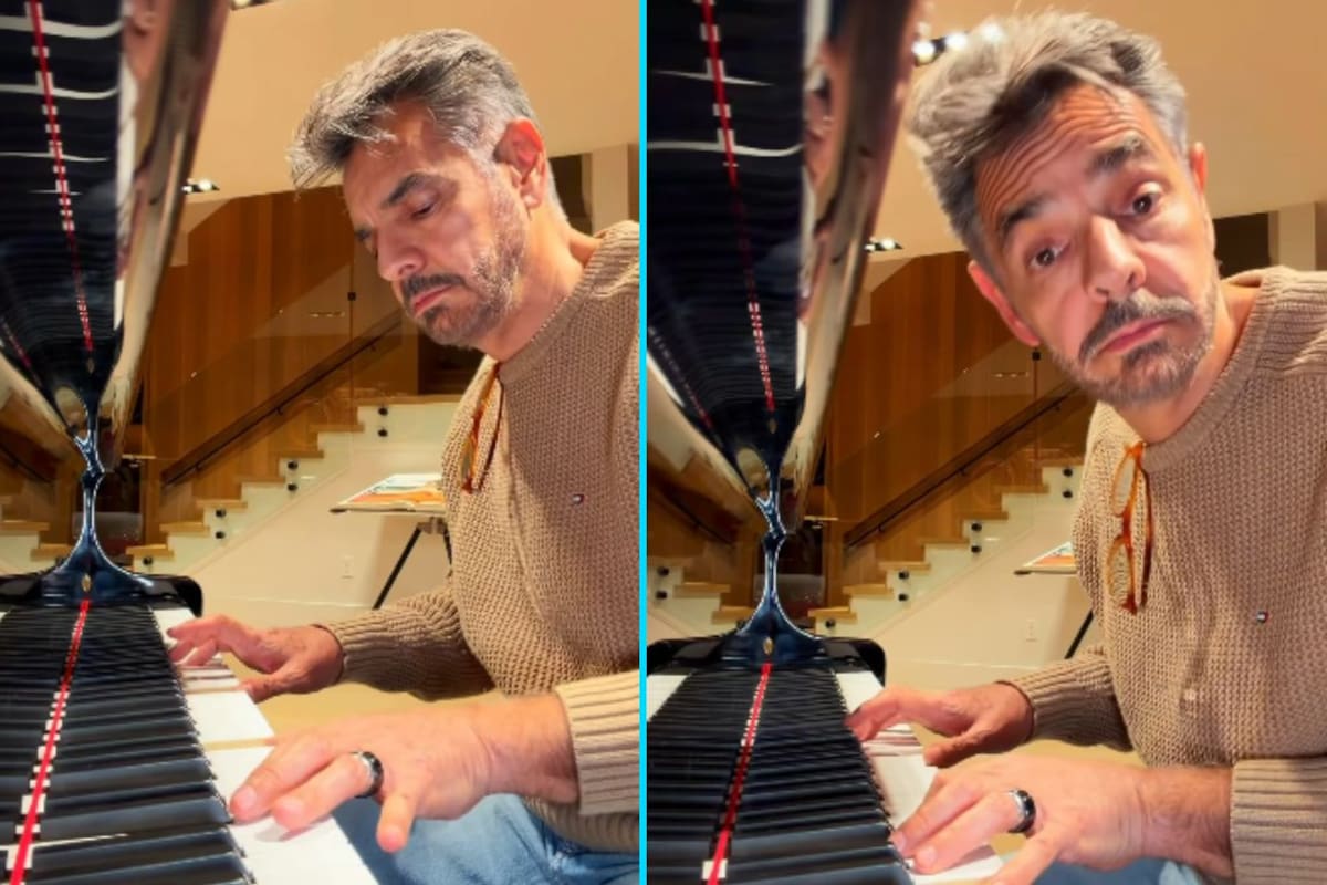 Eugenio Derbez comparte una interpretación con piano y revela un talento que pocos conocían