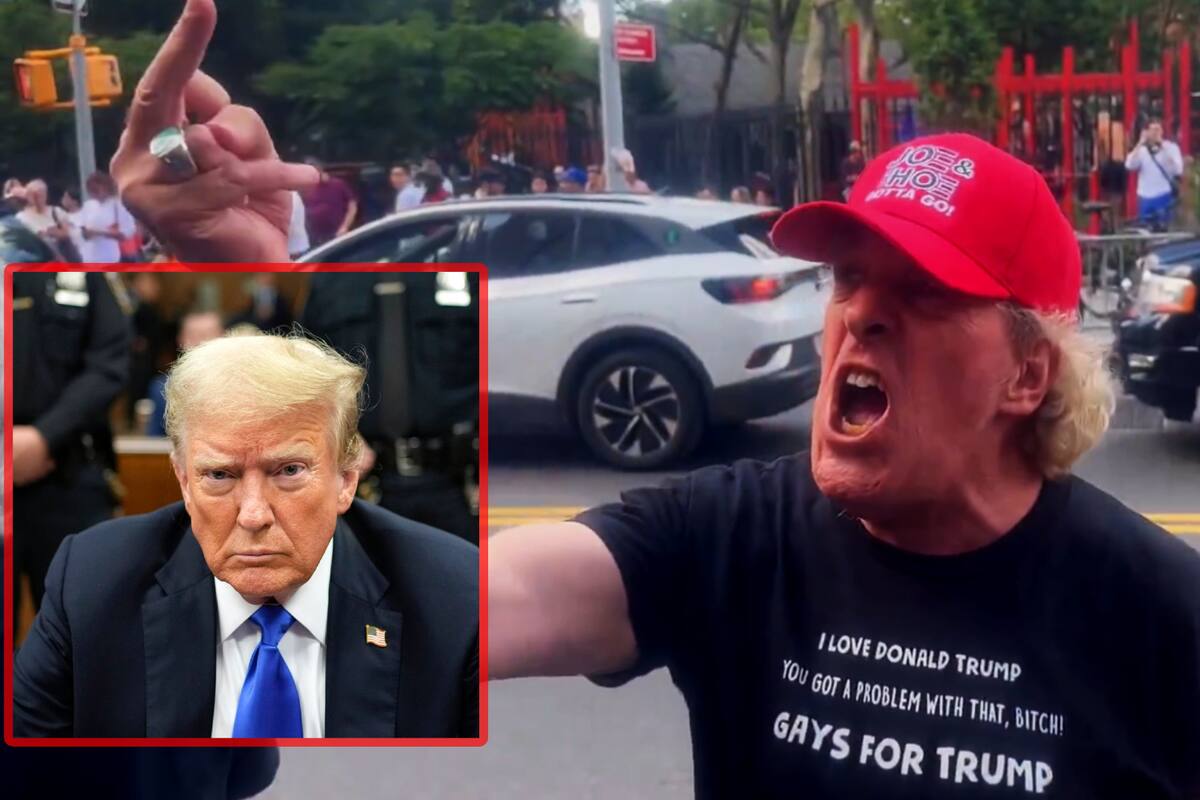 VIDEOS: Fans de Donald Trump se enfurecen y arman caos fuera de la corte tras veredicto