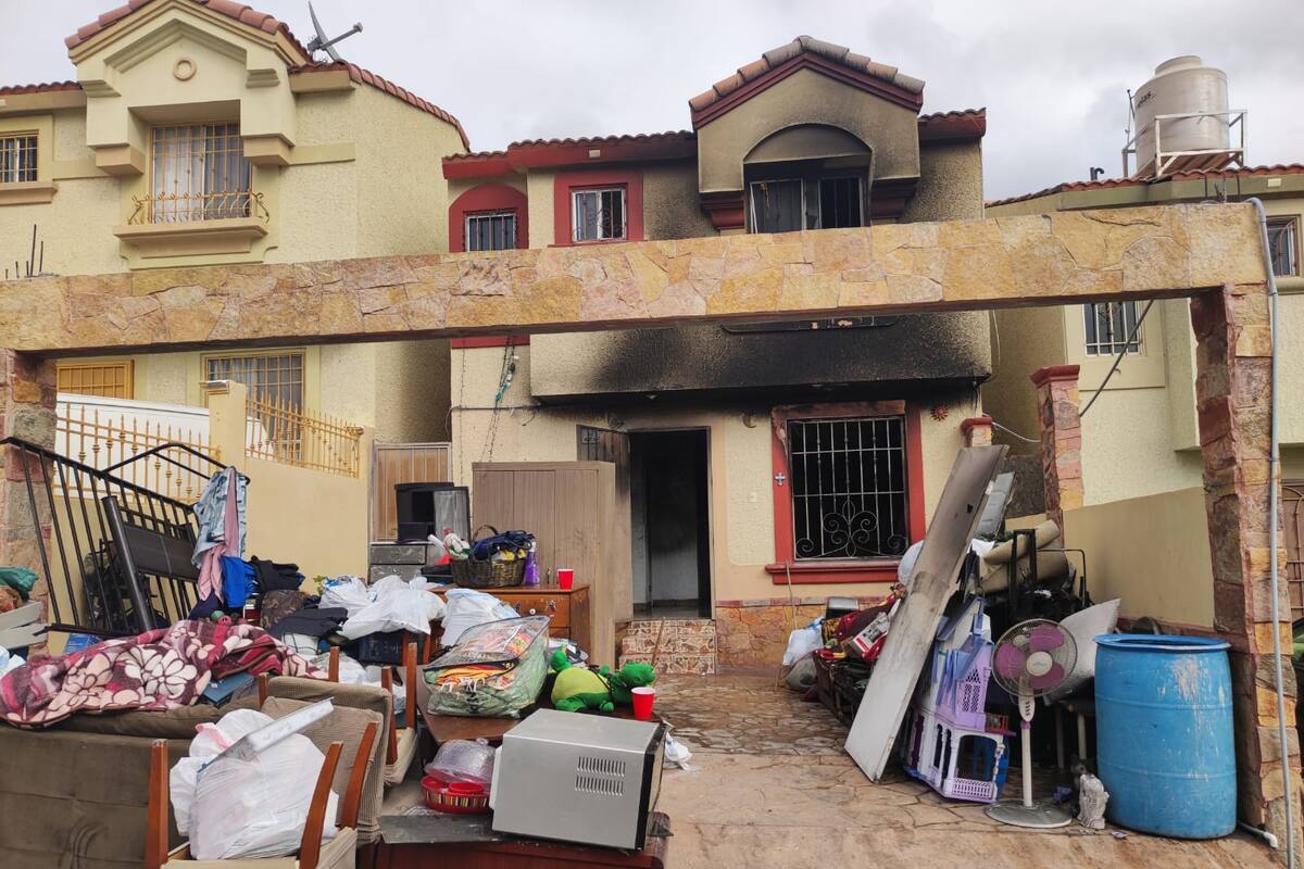 Mamá pide apoyo para curarse quemaduras y pagar daños que sufrió su casa por incendio en Tijuana