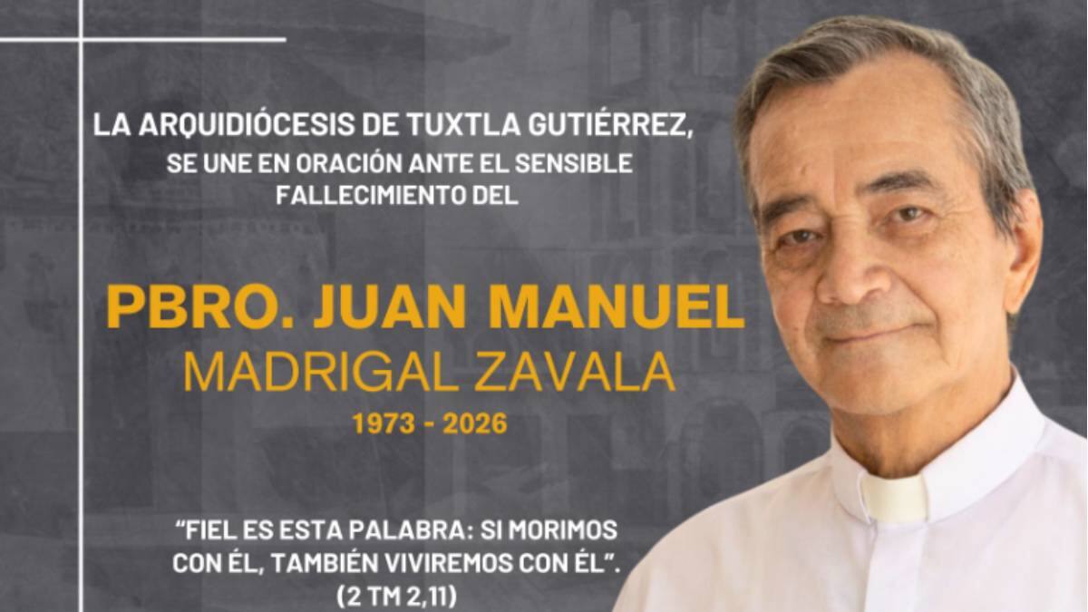 Encuentran sin vida al sacerdote Juan Manuel Zavala en Chiapas tras ser reportado desaparecido; ese día salió a dar una misa en una comunidad cercana