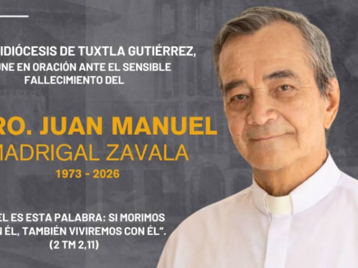 Encuentran sin vida al sacerdote Juan Manuel Zavala en Chiapas tras ser reportado desaparecido; ese día salió a dar una misa en una comunidad cercana