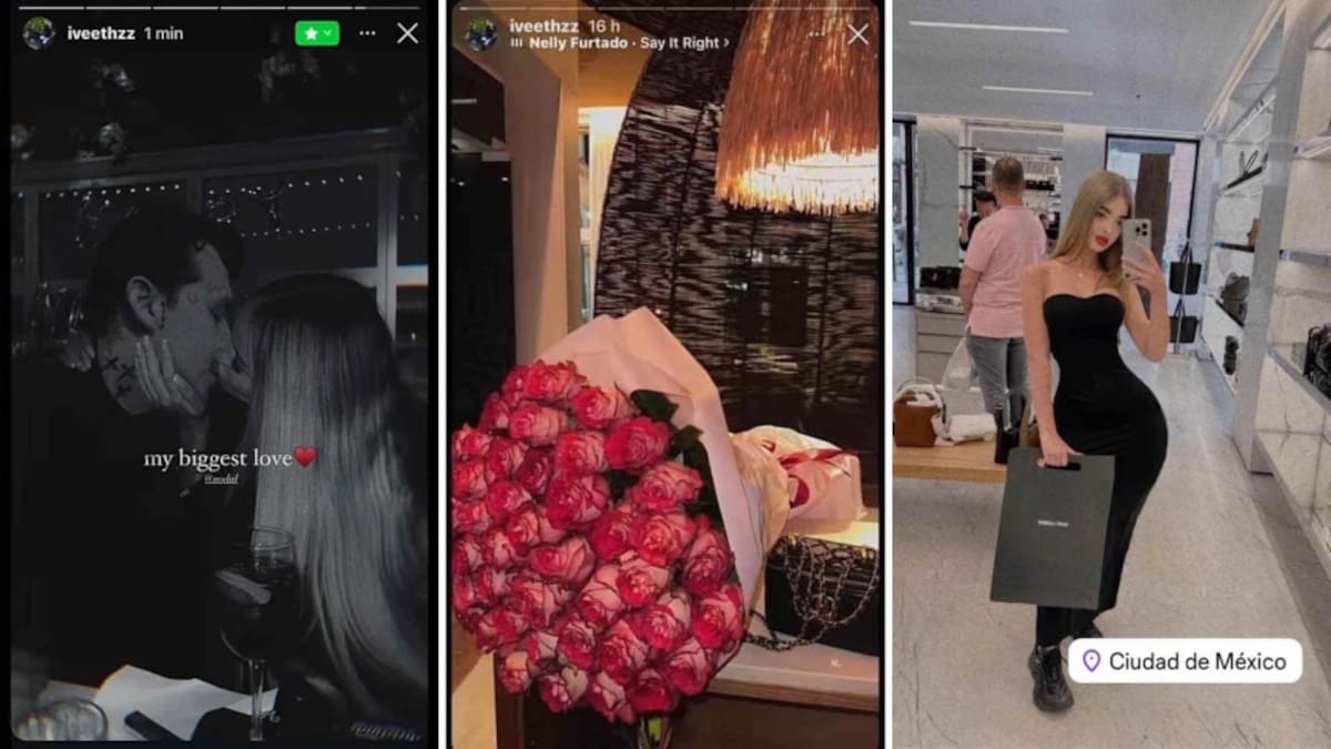 "Fotos compartidas por la usuaria de Instagram @iveethzz muestran supuestos regalos y momentos con Christian Nodal, desatando rumores de una posible infidelidad a Ángela Aguilar. / Captura de pantalla: @iveethzz"