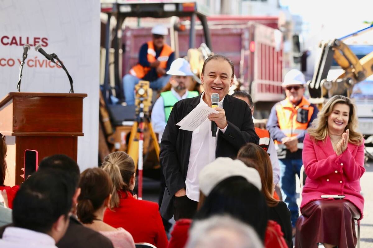 Arranca Gobernador de Sonora modernización vial del Centro Histórico de Hermosillo
