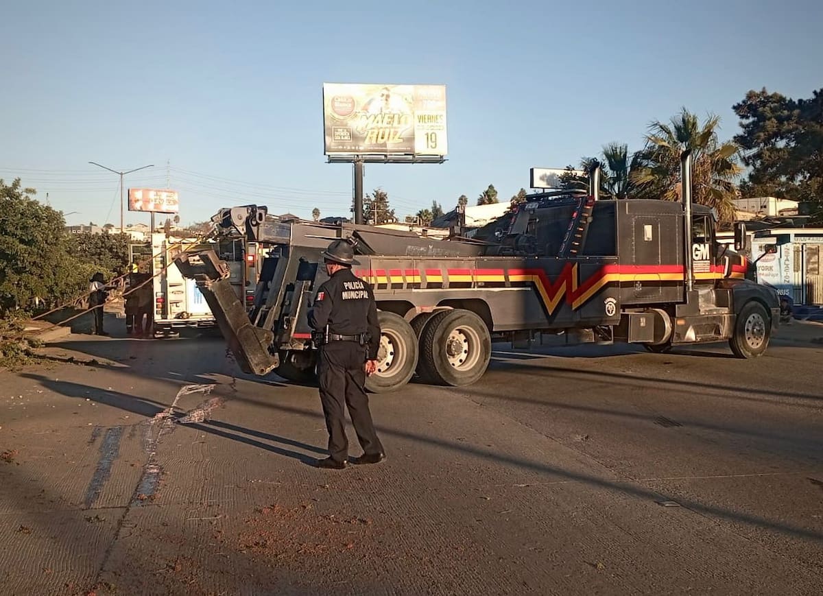 El incidente pudo deberse a una falla mecánica. Foto : Border Zoom
