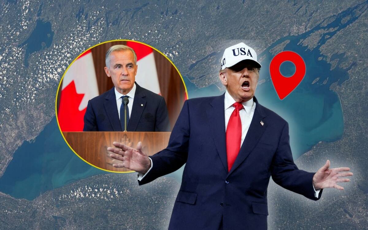 Donald Trump plantea renombrar el lago Ontario como “Lago América” tras fracasar las negociaciones con Canadá y amenazar con aranceles de 50% a autos y camiones. | Crédito: REUTERS/NASA(Wikicommons)