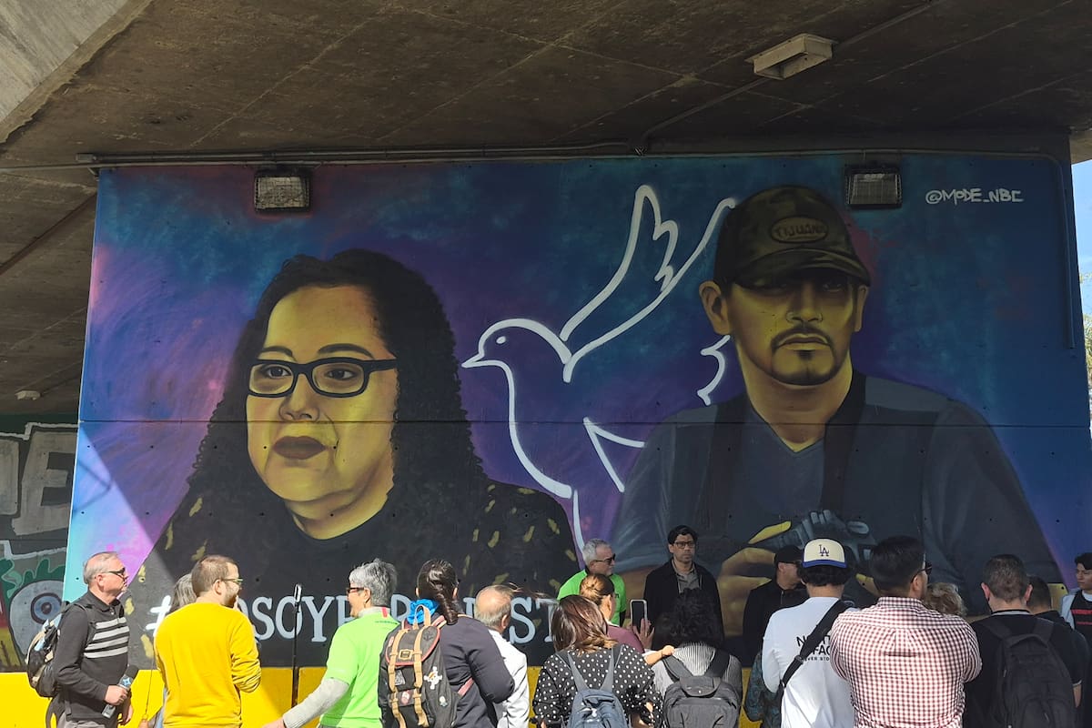 Dedican mural en Tijuana a Margarito Martínez y Lourdes Maldonado