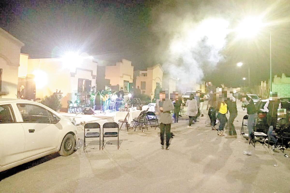 Detectan 3 fiestas con más de 30 invitados y música en vivo