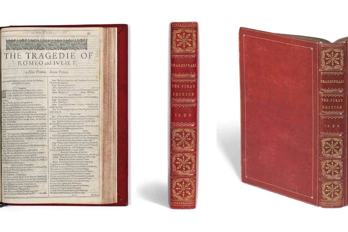Subastan un ejemplar del ‘Primer Folio’ de Shakespeare
