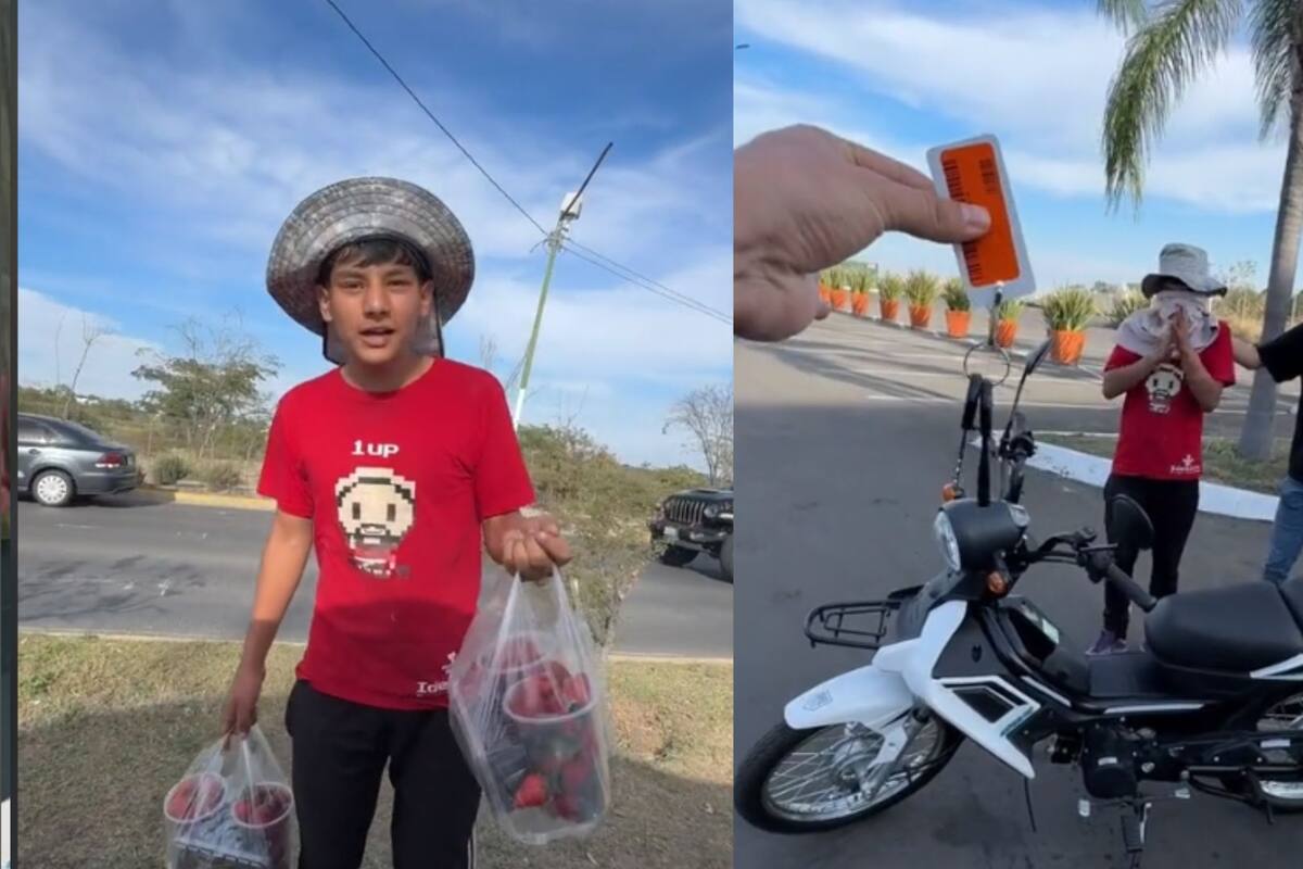 “¿Me vienes a humillar?”: Vendedor ambulante rechaza motocicleta nueva por parte de un influencer