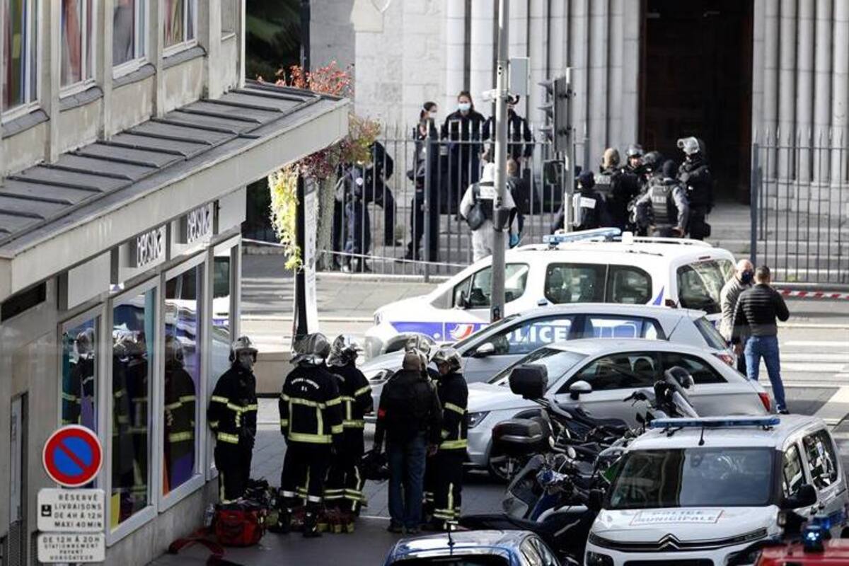 Tercer atentado en Francia en poco más del mes; ataque con arma blanca en iglesia con 3 muertos