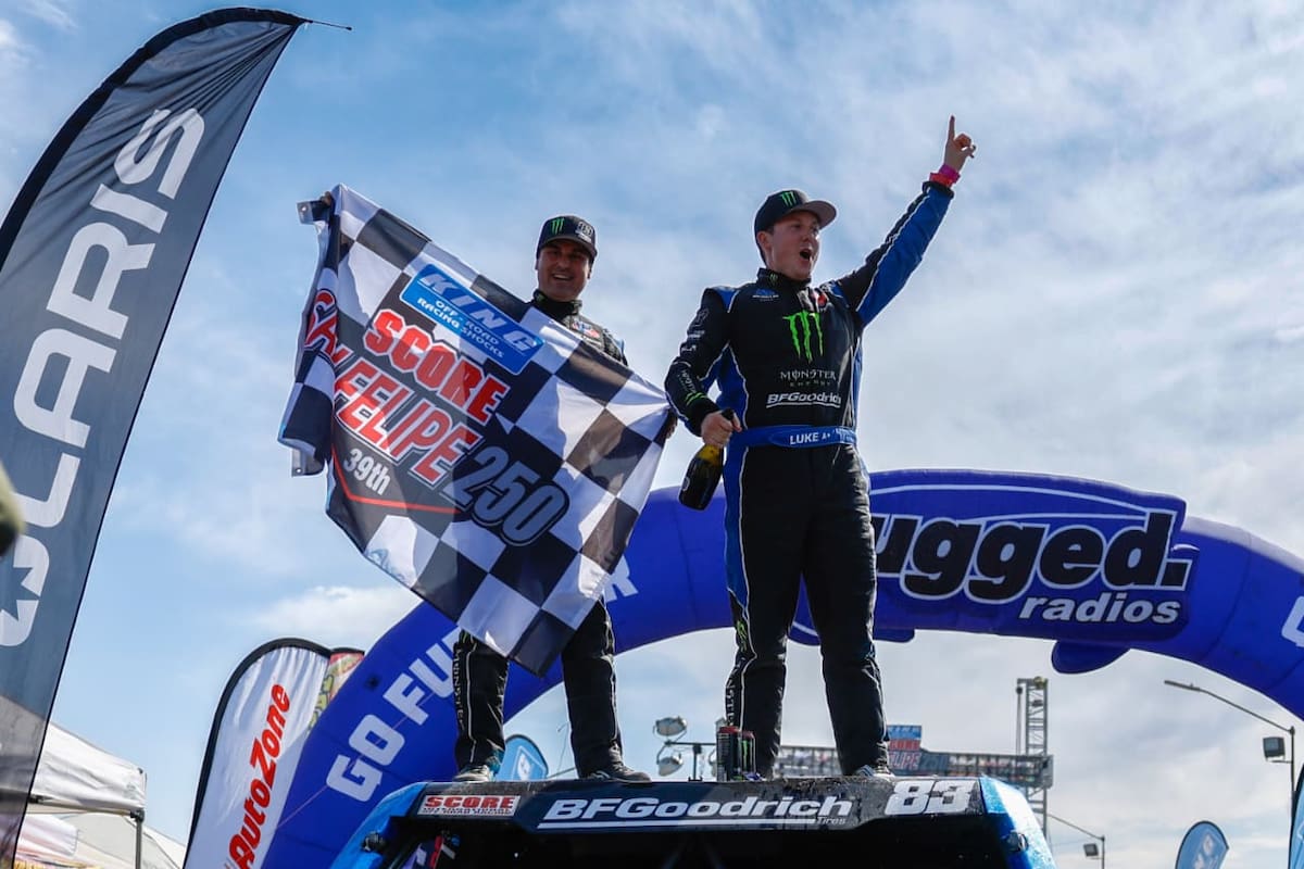 Luke McMillin y Tyler Lynn fueron los ganadores extraoficiales de la Baja 250 de Score International