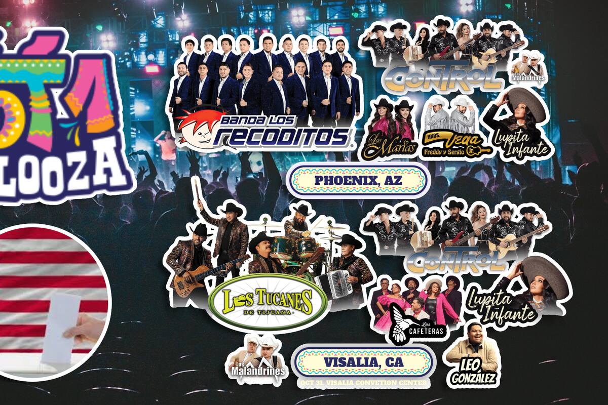 Festival “Vota Palooza” busca incentivar voto latino en EU: Participarán Los Tucanes de Tijuana, Hnos Vega Jr, La Arrolladora y muchos más