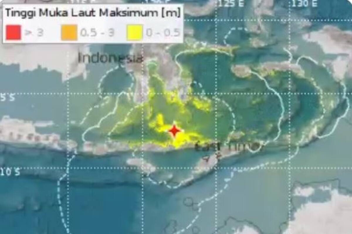 VIDEO: Alerta en Indonesia por tsunami tras terremoto de magnitud 7,4 registrado frente a sus costas