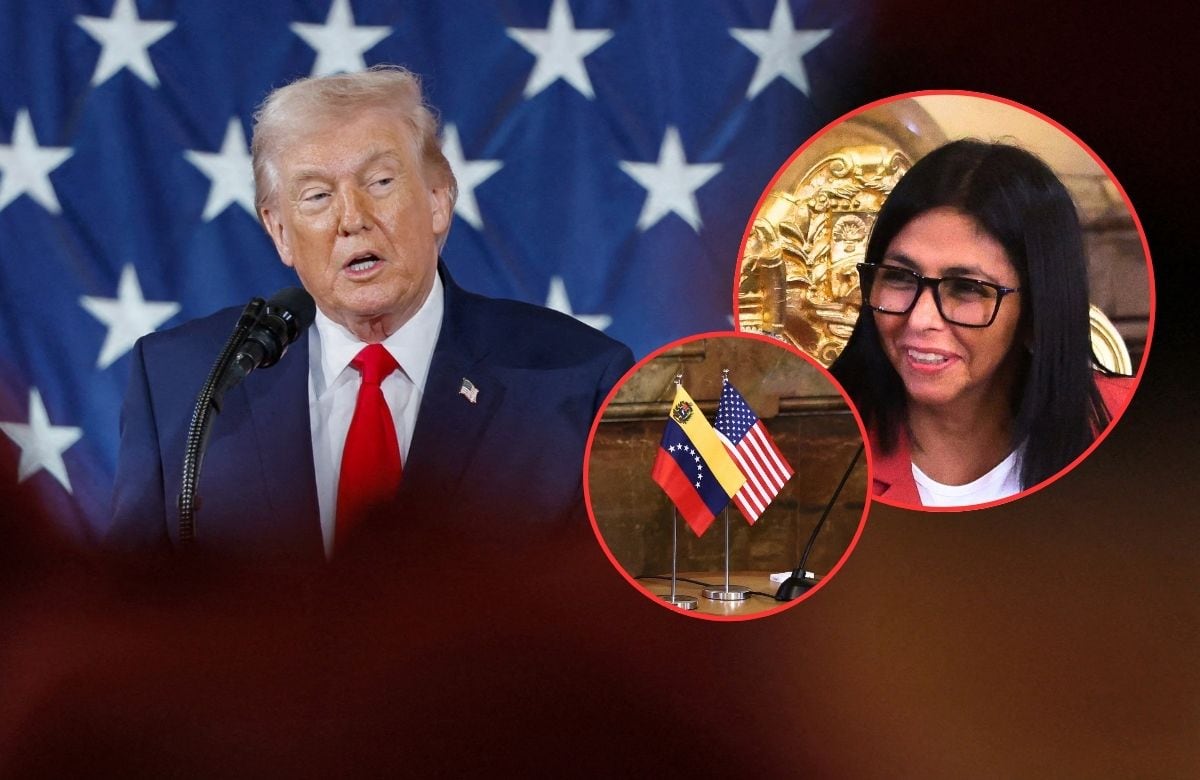 Donald Trump llamó a Delcy Rodríguez “presidenta de Venezuela” | Foto: Reuters/Especial GH