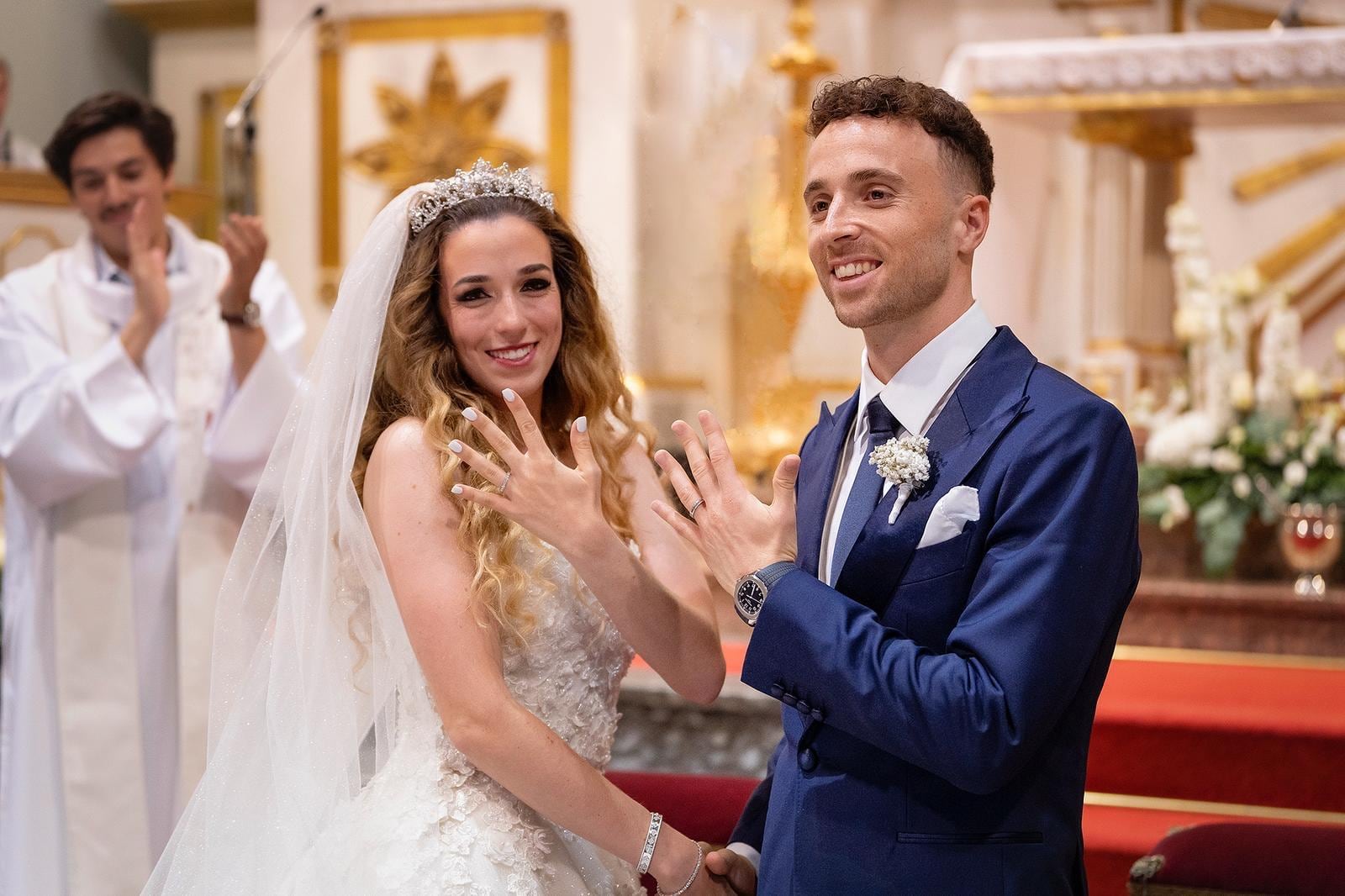 Diogo Jota en su boda con Rute Cardoso. (Foto: @DiogoJota18)