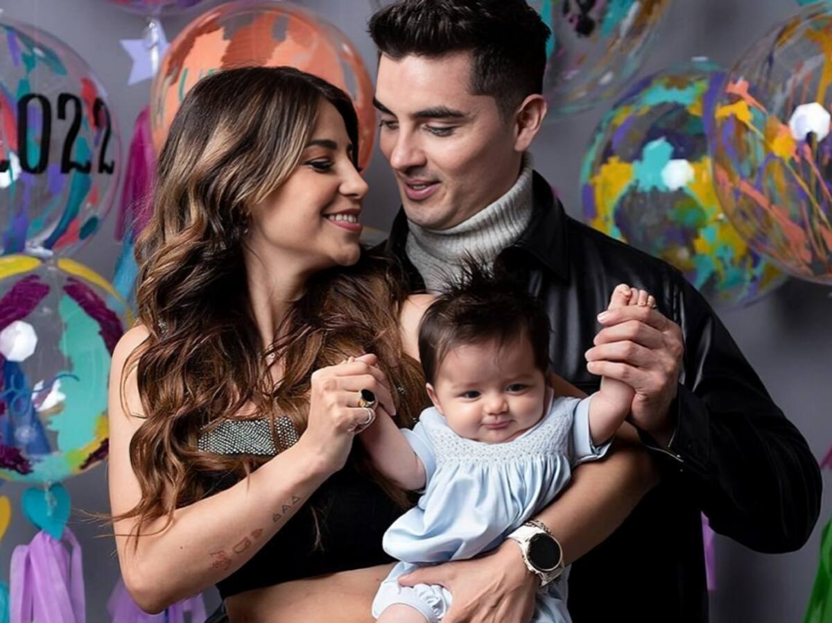 Ferka, Christian Estrada y su hijo Leonel.